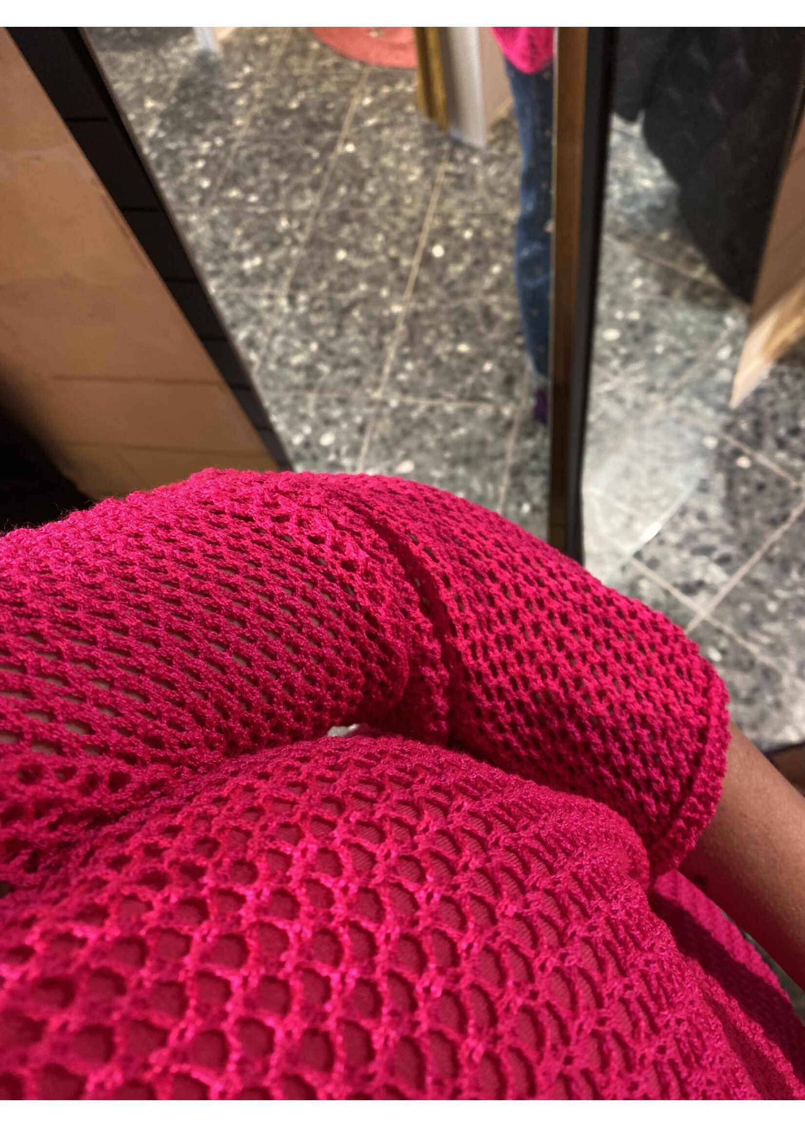 Pullover Crochet Fuchsia