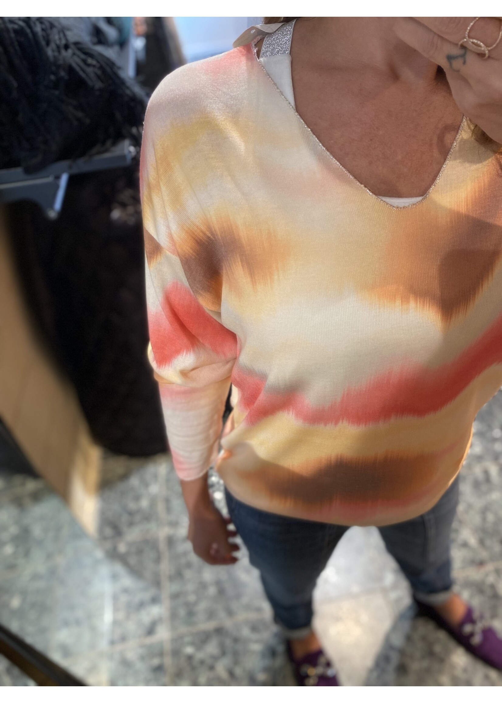 Pullover Flame Print