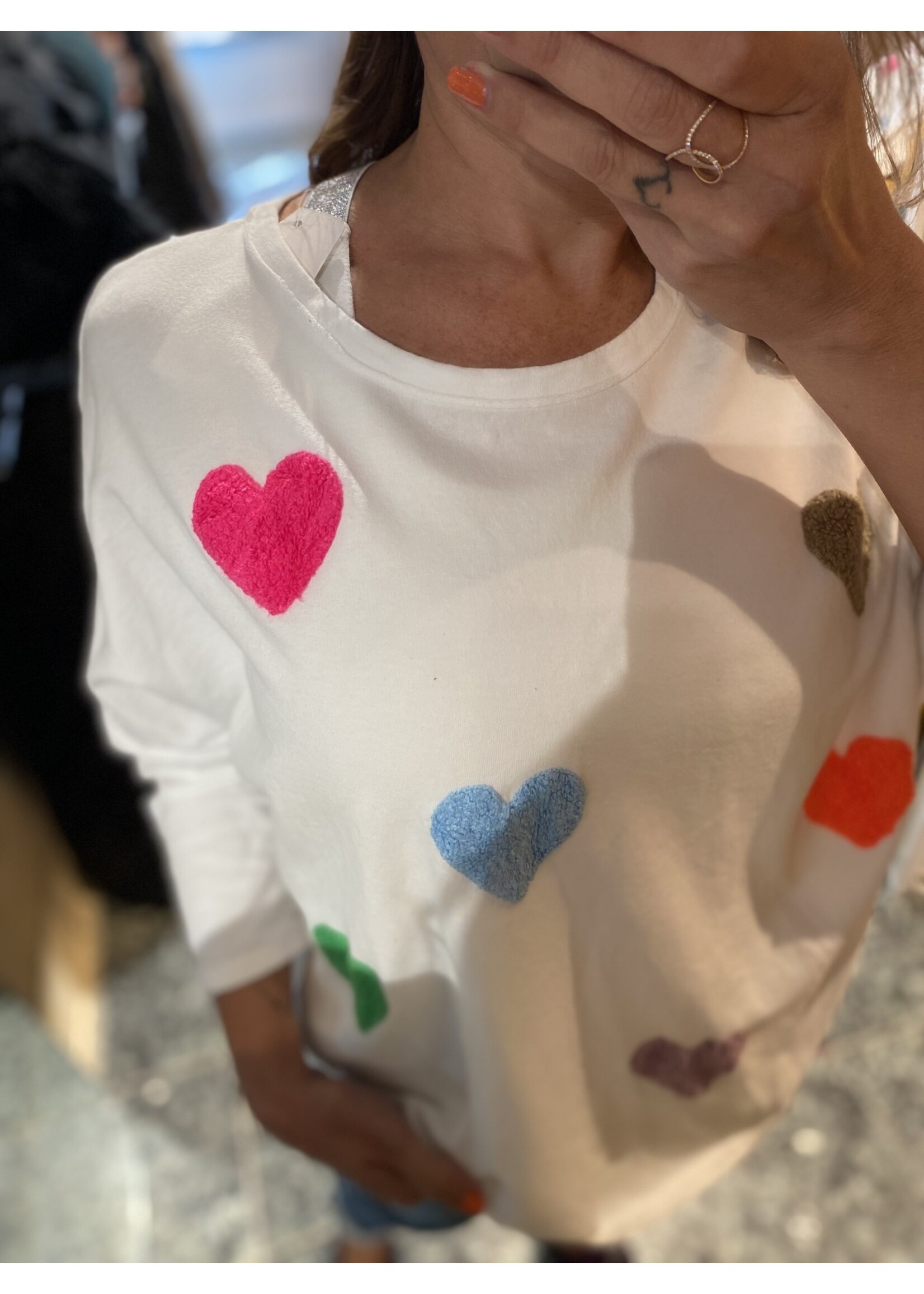 Sweater Heart Design White