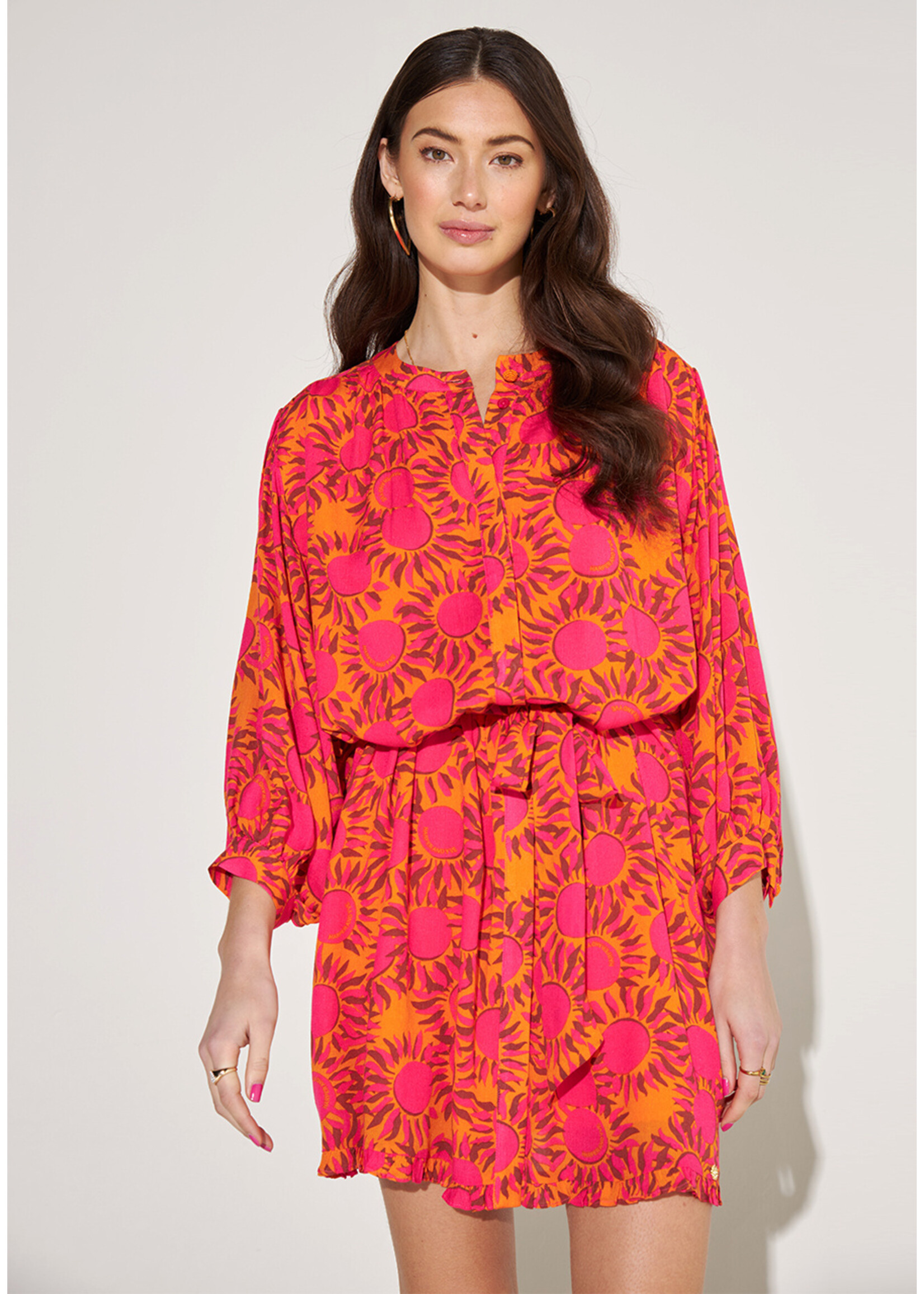 Harper & Yve MAE DRESS SUNSET ORANGE