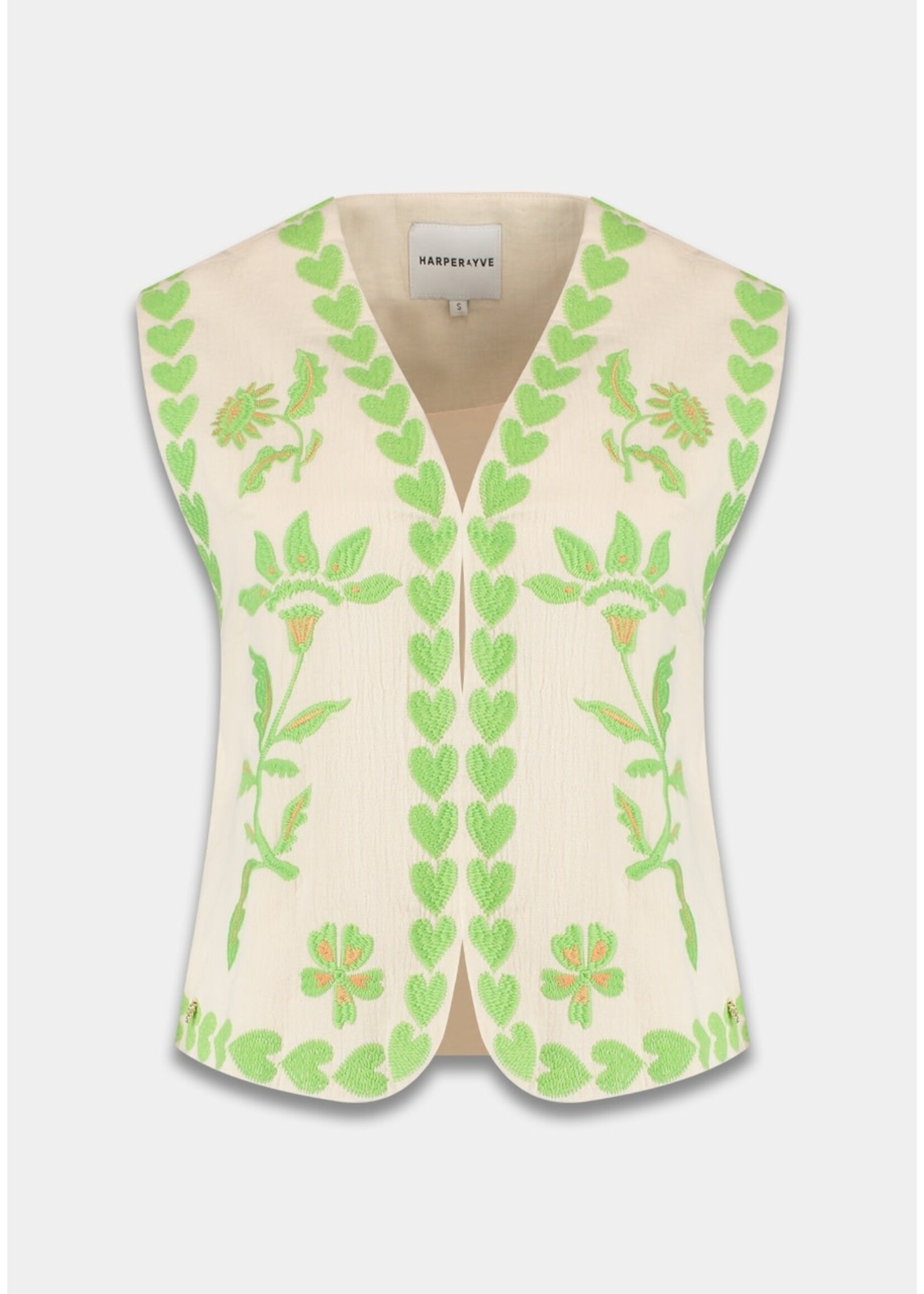 Harper & Yve MILAN GILET VIBRANT GREEN