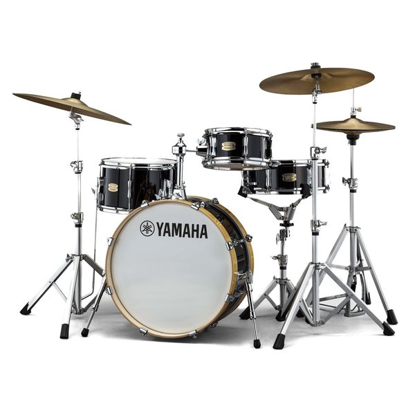 Yamaha Yamaha Stage Custom Hip 20" Drum Kit, Raven Black