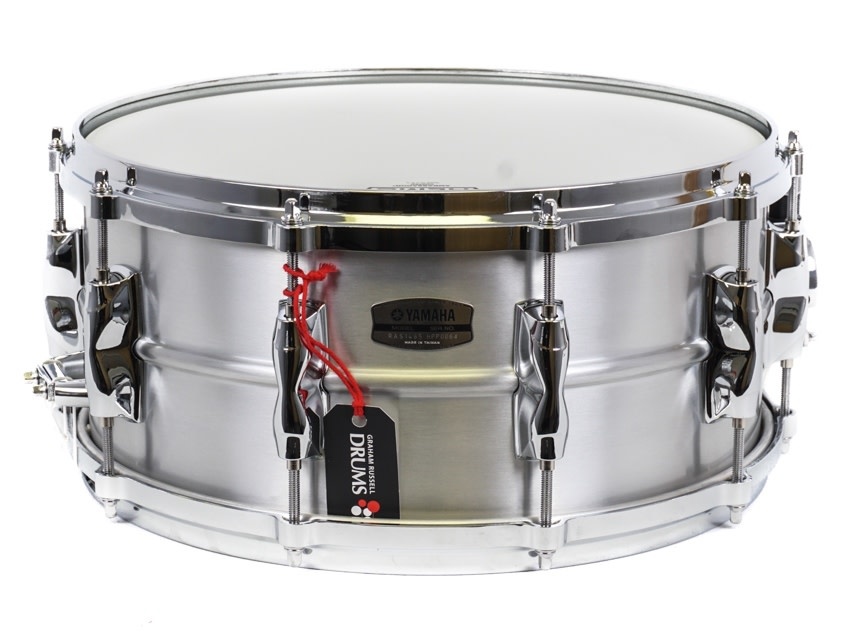 Yamaha Recording Custom Aluminum Snare 14 x 6.5 Graham Russell Drums
