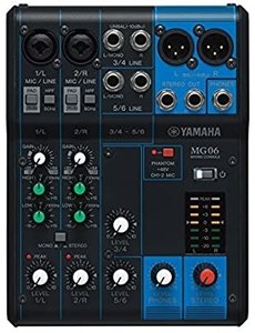 Yamaha Yamaha MG06 6-Channel Mixing Console