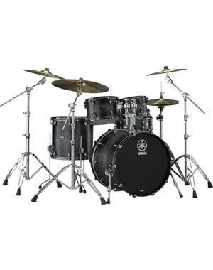 Yamaha Yamaha Live Custom Hybrid Oak 20'' Drum Kit, Uzu Charcoal Sunburst