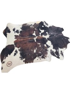 Drum n Base Drum n Base 1.85 x 1.6m Mat in Cow Print White and Black (VEGAN)