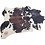 Drum n Base Drum n Base 1.85 x 1.6m Mat in Cow Print White and Black (VEGAN)