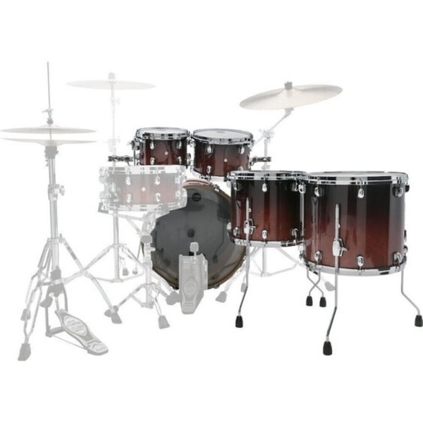 Tama Tama Starclassic Performer 22" Drum Kit, Dark Cherry Fade