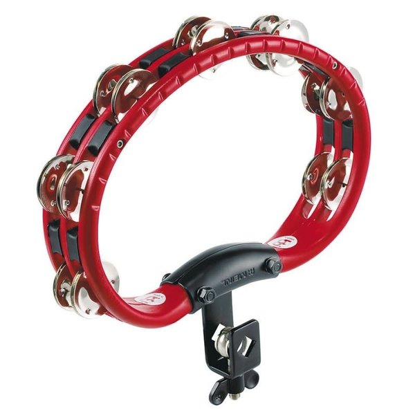 Meinl Meinl Mountable Tambourine Steel, Red