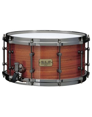 Tama Tama SLP G-Maple 14 x 7 snare in Gloss Tangerine Zebrawood