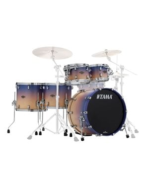 Tama Tama Starclassic 22" Walnut Birch Drum Kit, Satin Purple Atmosphere Fade