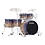 Tama Tama Starclassic 22" Walnut Birch Drum Kit, Satin Purple Atmosphere Fade
