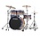 Tama Tama Starclassic 22" Walnut Birch Drum Kit, Satin Purple Atmosphere Fade