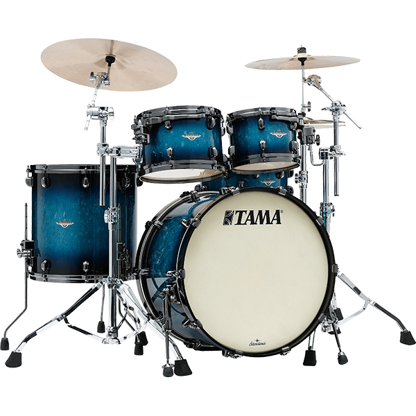 Tama Tama Starclassic Maple 22" Drum Kit in Molten Electric Blue Burst