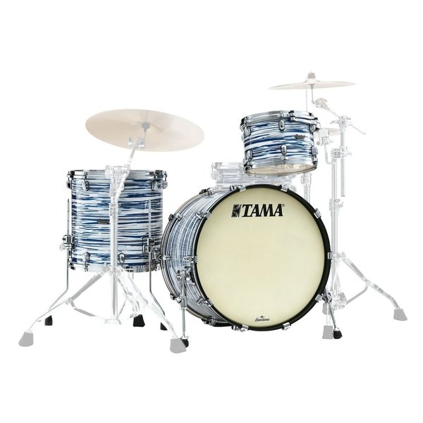 Tama Tama Starclassic Maple 22" Drum Kit in Blue & White Oyster