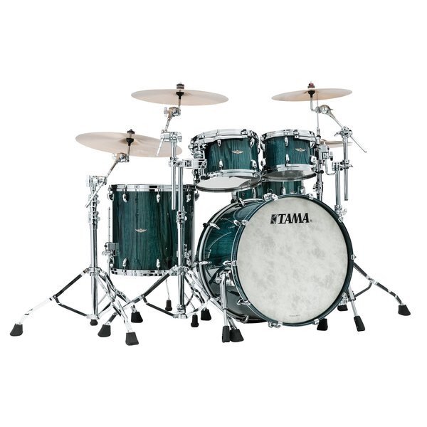 Tama Tama Star Walnut Drum Kit in Light Indigo Japanese Chestnut