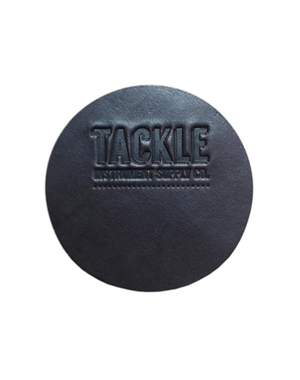 Tackle Instrument Supply Co Tackle Large Leather Bass Drum Patch in Black