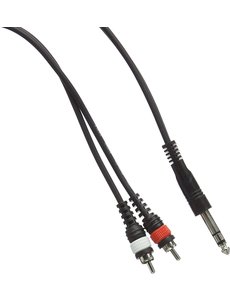 Stagg Stagg Y-Cable Jack/RCA 3m