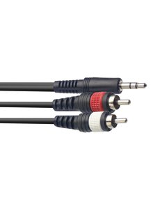 Stagg Stagg Y cable, mini jack/RCA (m/m), 3m