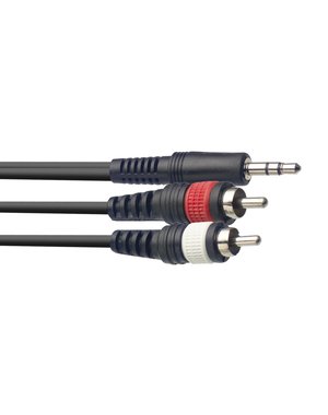 Stagg Stagg Y cable, mini jack/RCA (m/m), 3m
