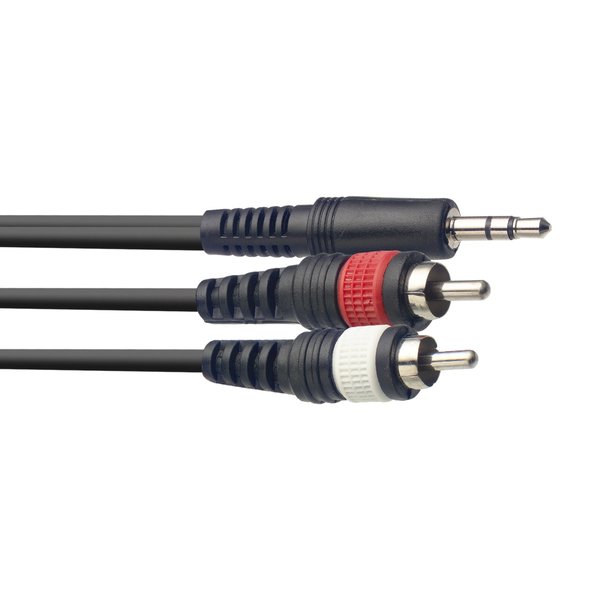 Stagg Stagg Y cable, mini jack/RCA (m/m), 3m