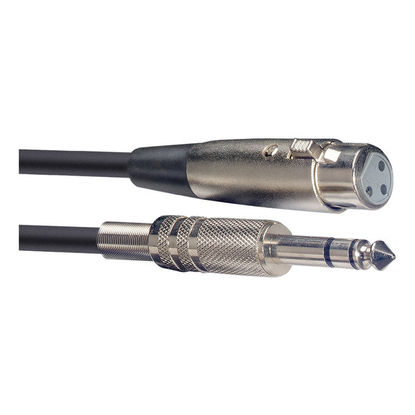 Stagg Stagg Audio cable, XLR/Jack (f/m), 3m (10')