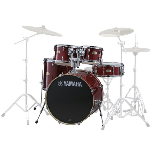 Yamaha Yamaha Stage Custom Birch 20" Drum Kit, Cranberry Red