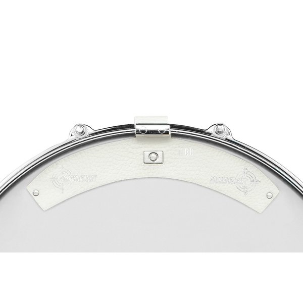 Snareweight Snareweight M80 Leather Snare Drum Dampening System in White