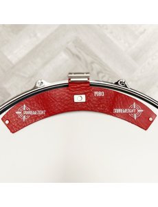 Snareweight Snareweight M80 Leather Snare Drum Dampening System in Red