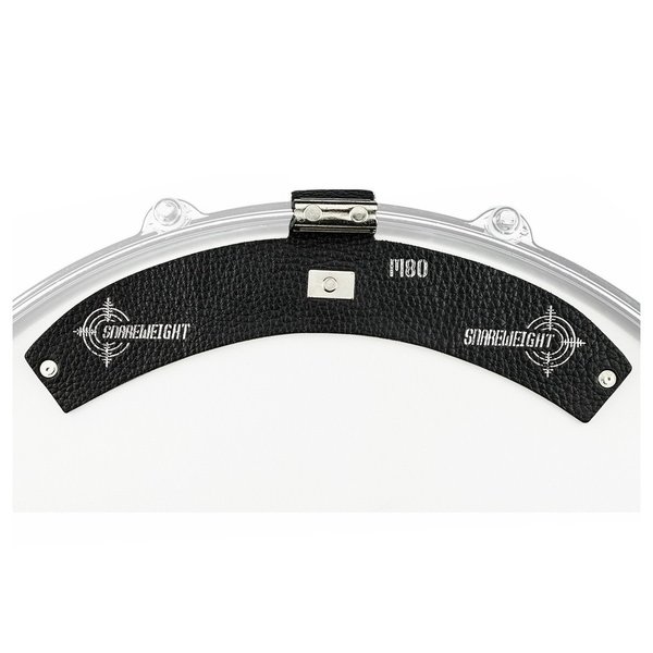 Snareweight Snareweight M80 Leather Snare Drum Dampening System in Black