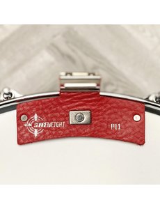 Snareweight Snareweight M1b Leather Snare Drum Dampening System in Red