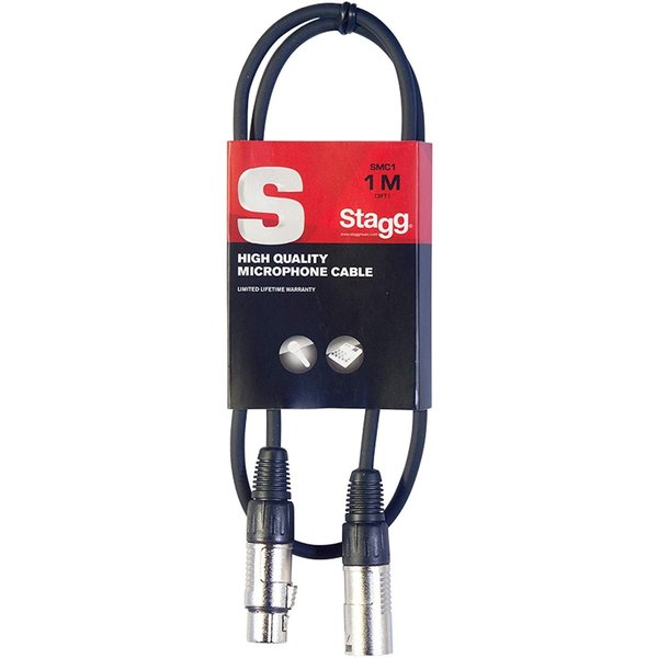 Stagg Stagg Microphone Cable XLR/XLR 1 m