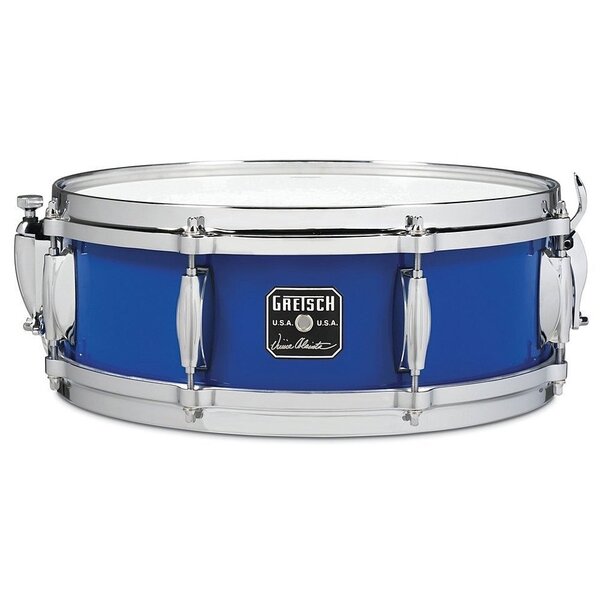 Gretsch Gretsch USA Vinnie Colaiuta Signature 14" x 5” Snare Drum, Cobalt Blue Gloss