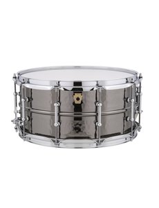 Ludwig Ludwig Black Beauty Hammered 14" x 6.5” Snare Drum, Tube Lugs