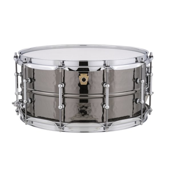 Ludwig Ludwig Black Beauty Hammered 14" x 6.5” Snare Drum, Tube Lugs