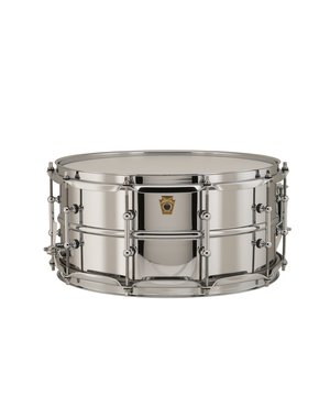 Ludwig Ludwig 402 14 x 6.5” Chrome over Brass Smooth Shell Snare w/Tube Lugs