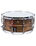 Ludwig Ludwig Raw Copperphonic 14" x 6.5" Snare Drum, Tube Lugs