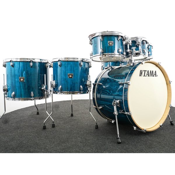 Tama Tama Superstar Classic 22" Drum Kit in Gloss Sapphire Lacebark Pine