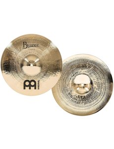 Meinl Meinl Byzance 14" Brilliant Heavy Hammered Hi-Hat Cymbals