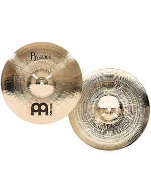 Meinl Meinl Byzance 14" Brilliant Heavy Hammered Hi-Hat Cymbals