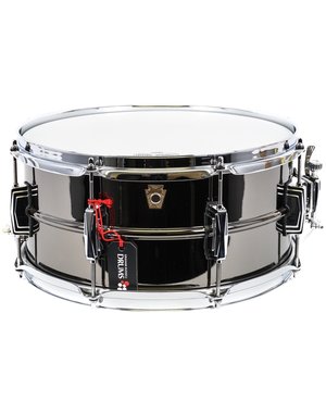 Ludwig Ludwig Black Beauty 8-Lug 14" x 6.5" Snare Drum, Imperial Lugs