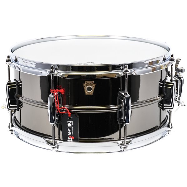 Ludwig Ludwig Black Beauty 8-Lug 14" x 6.5" Snare Drum, Imperial Lugs