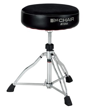 Tama Tama 1st Chair Round Rider Trio "Cloth Top" Throne, Black