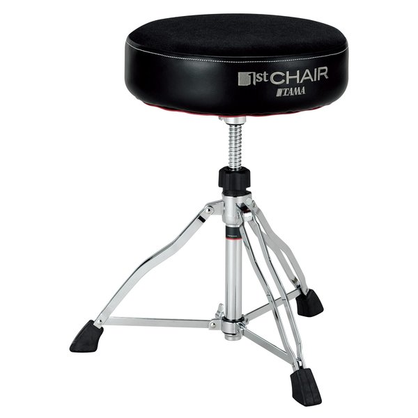 Tama Tama 1st Chair Round Rider Trio "Cloth Top" Throne, Black