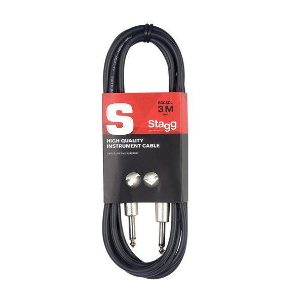 Stagg SGC3DL Stagg 3m Deluxe Instrument Cable