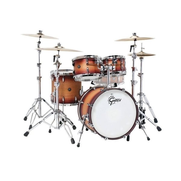 Gretsch Gretsch Renown 20" Maple Drum Kit, Satin Tobacco Burst