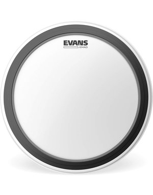 Evans Evans 18" EMAD Coated White Bass Drum Head