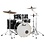 Pearl Pearl Export 22" Drum Kit Jet Black with Pearl 830 Hardware Pack & Sabian SBR Cymbal Set