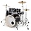 Pearl Pearl Export 22" Drum Kit Jet Black with Pearl 830 Hardware Pack & Sabian SBR Cymbal Set