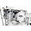 Pearl Pearl Export 22" Drum Kit, Satin White with Pearl 830 Hardware Pack & Sabian SBR Cymbal Set